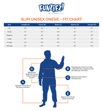 Load image into Gallery viewer, Funziez! Gnome Costume and Hat Adult Plush Fantasy One-Piece Pajama - blue - Large
