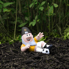 Load image into Gallery viewer, FOCO Official Wolverhampton Wanderers FC Sliding Tackle Football Garden Gnome
