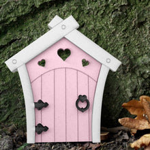 Load image into Gallery viewer, Mllkcao Garden Ornaments Outdoor DIY Miniature Gnome Home Window and Door for Trees Yard Garden Sculpture Decor Kids Interactive Games
