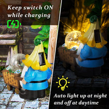 Load image into Gallery viewer, Grovind Garden Gnomes Outdoor Decorations Solar Gnomes Garden Statues,Garden Gnome Decor Holding Magic Orb with LED Lights,Gnomes Outdoor Clearance for Garden Patio Lawn Decor Gnome Gift for Woman
