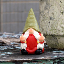 Load image into Gallery viewer, Middle Finger Female Gnome Mini 3.5in,Double Bird Gnome - Naughty Funny Outdoor Decoration for Yard Patio Lawn Ornament and Home Decor,Fairy Garden
