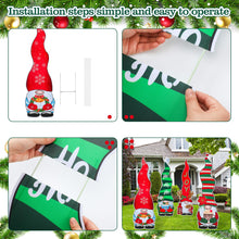 Load image into Gallery viewer, Soaoo 4 Large Christmas Gnome Yard Signs with Stakes - 39.4 Inch Outdoor Decorations for Garden, Courtyard, Lawn &amp; Xmas Party Supplies
