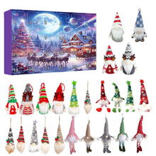 Load image into Gallery viewer, Christmas Gnome Advent Calendar 2024, 24 Pieces Gnome Decor Christmas Countdown Calendar, Christmas Gonks Advent Calendar Decoration, Dwarf Doll Collectible Toy Figures for Kids
