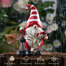 Load image into Gallery viewer, TERESA&#39;S COLLECTIONS Valentines Decorations, Valentines Gonks Gifts, Cute Red Gonks with Solar Lanterns, Waterproof Resin Gnomie Gifts for Wedding Anniversary Party Decor Indoor Outdoor, 20CM
