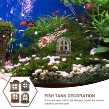 Load image into Gallery viewer, Happyyami 4pcs Fairy Door and Windows for Trees Miniature Gnome Home Dwarf Elf Tree Faces Decor Fairy Garden Sculpture Lawn Ornament for Fish Tank Aquarium Landscape
