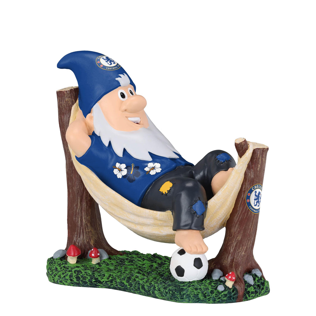 FOCO Officially Licensed Chelsea FC Hammock Football Garden Gnome