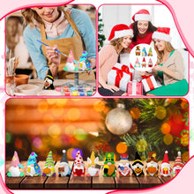 Load image into Gallery viewer, Sonwyoung 12 Pcs Seasonal Gnome Ceramics to Paint Ready to Paint Ceramics DIY Paint Your Own Gnome Statues Blank Ceramics Unpainted Gnome Figurines Kit with Brush Palette Paint for Adults Home Decor
