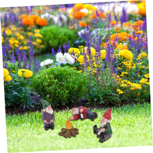Load image into Gallery viewer, Parliky 4pcs Miniature Resin Dwarfs for Garden Decor Landscape Ornaments for and Decoration
