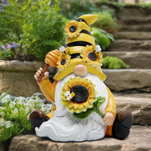 Load image into Gallery viewer, Hodao Bumble Bee Spring Gnome Decorations Honey Gnomes Ornaments World Day Gifts Fall Thanksgiving Figurines for Garden Decor Birthday Party
