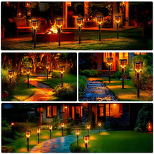 Load image into Gallery viewer, FIFlying Solar Garden Light 10 Pack - IP65 Waterproof Outdoor Solar Torch Light with Realistic Dancing Flame Effect,Pathway Lights for Patio, Lawn, Yard Decor
