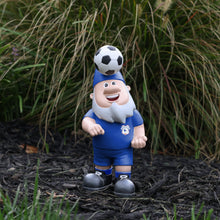 Load image into Gallery viewer, FOCO Officially Licensed Cardiff City FC Football Header Ball Garden Gnome
