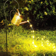 Load image into Gallery viewer, twoonto Solar Lights Garden Lamps, LED Watering Can Lights Star Shower Art Light with Bracket, Starry Fairy Night Light Decoration for Garden Patio Yard Flowerbed Parties Outdoor Pathway
