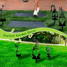 Load image into Gallery viewer, IFHFBI Metal Garden Gnomes Decor (3 Pack) - 12.5&quot; Large Outdoor Decorative Stakes,Steel Funny Gnome Statues for Yard Art, Patio, Lawn, Spring &amp; Easter Outdoor Decorations
