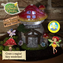 Load image into Gallery viewer, VFM - Toadstool Solar House, Fairy Garden Ornament
