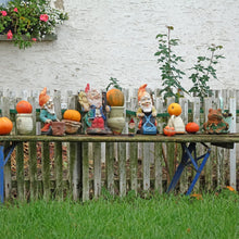 Load image into Gallery viewer, Relaxdays Peeing Gnome, Rude Figurine, Weatherproof, Frost Resistant, Garden Statue, Polyresin, Multicoloured, 10 x 5 x 4 cm
