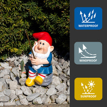 Load image into Gallery viewer, Fisher Garden Gnome Figurine Statue for Lawn Ornaments, Indoor or Outdoor Decoration | 7.9 Inches Tall Polyresin
