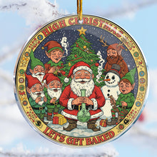 Load image into Gallery viewer, Christmas Ornaments Decorations - Gag Gifts - Nasty Naughty Gifts - White Elephant - Stocking Stuffers (Santa Gnomes Snowman Rudolph Smoking Weed Bong Cannabis Get High 3)
