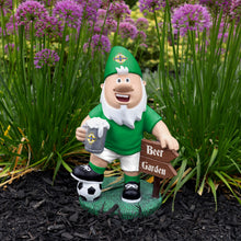 Load image into Gallery viewer, FOCO World Cup Euros Football Northern Ireland Fan Beer Garden Gnome
