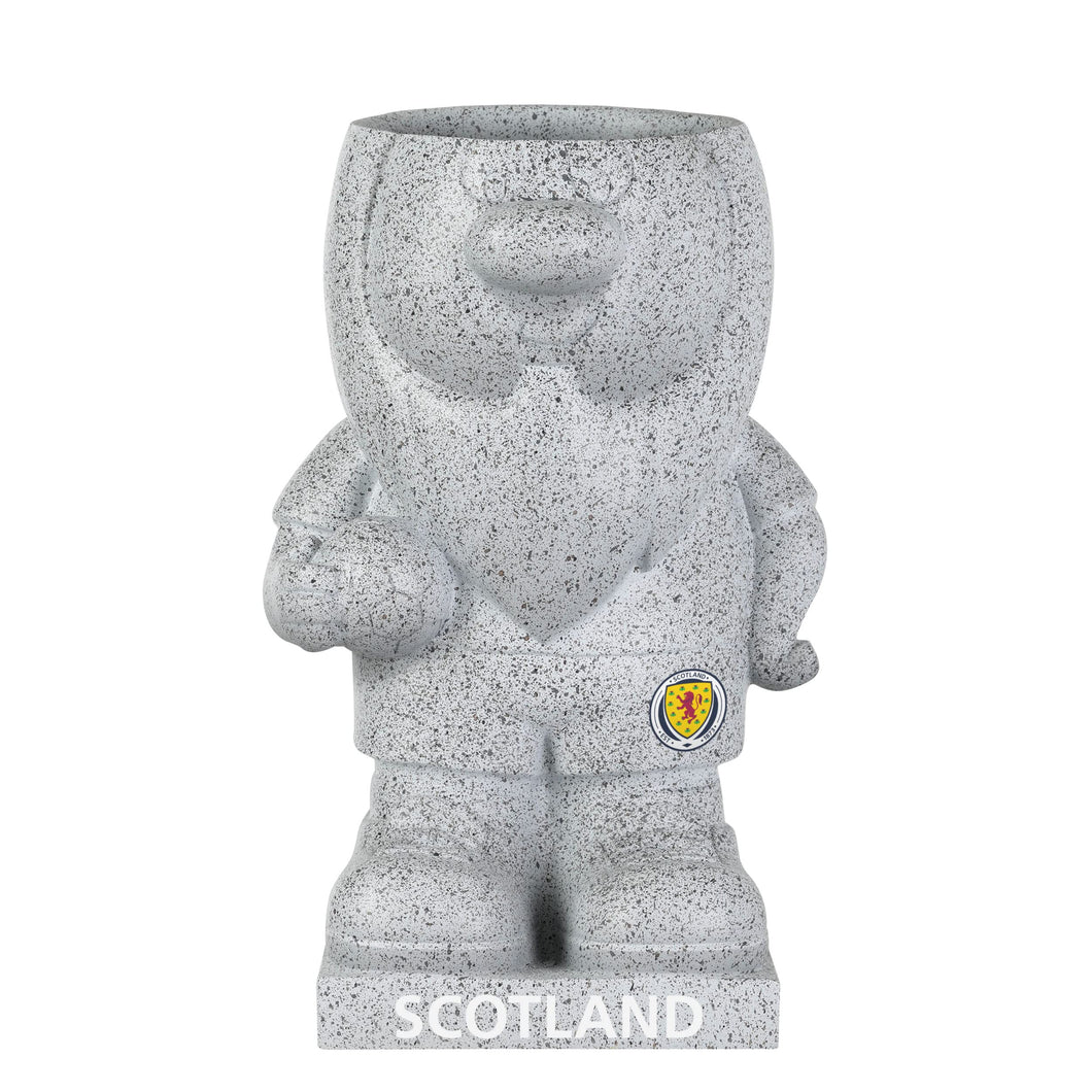 FOCO Official Scotland Football Stone Effect Outdoor Garden Planter Gnome
