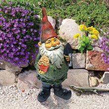 Load image into Gallery viewer, Design Toscano QM211261 Garden Gnome Statue - Dagobert with Gifts Garden Gnome - Lawn Gnome
