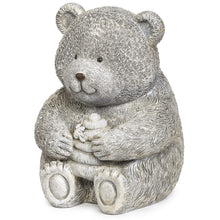 Load image into Gallery viewer, Roman Garden - Bear with Honey Statue, 7.75&quot; H, Pudgy Pals Collection, Resin and Dolomite, Decorative, Garden Gift, Home Outdoor Decor, Durable, Long Lasting
