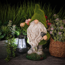 Load image into Gallery viewer, TERESA&#39;S COLLECTIONS Funny Garden Gnome with Lantern, Gonk Statues Solar Garden Ornaments Outdoor, Waterproof Garden Gifts for Patio Lawn Yard Decorations, 33cm Tall
