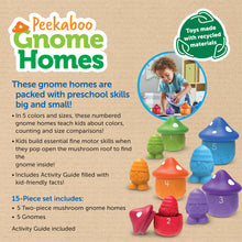 Load image into Gallery viewer, Learning Resources Peekaboo Gnome Homes, Ages 18 Months+, Educational Toys, Preschool Learning Activities, Toddler Learning Toys 2-4, Montessori Toys, Sustainable Toys
