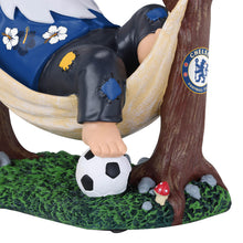 Load image into Gallery viewer, FOCO Officially Licensed Chelsea FC Hammock Football Garden Gnome
