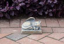 Load image into Gallery viewer, Roman You Left Paw Prints on my Heart Cat Angel Garden Statue 6 Inch Long
