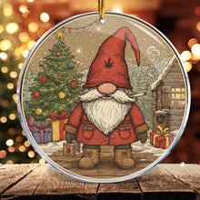 Load image into Gallery viewer, Christmas Ornaments Decorations - Gag Gifts - Nasty Naughty Gifts - White Elephant - Stocking Stuffers (Gnomes Smoking Weed Bong Cannabis Get High 4)
