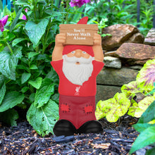 Load image into Gallery viewer, FOCO Officially Licensed Liverpool FC Slogan Sign Football Garden Gnome
