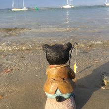 Load image into Gallery viewer, Bernie The Bear 20 cm Resin Garden Fishing/Pond Ornament
