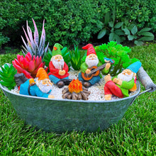 Load image into Gallery viewer, Miniature Garden Gnomes - Camping Gnome Kit of 5 pcs - Figurines and Accessories Set
