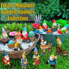 Load image into Gallery viewer, Miniature Garden Gnomes - Camping Gnome Kit of 5 pcs - Figurines and Accessories Set
